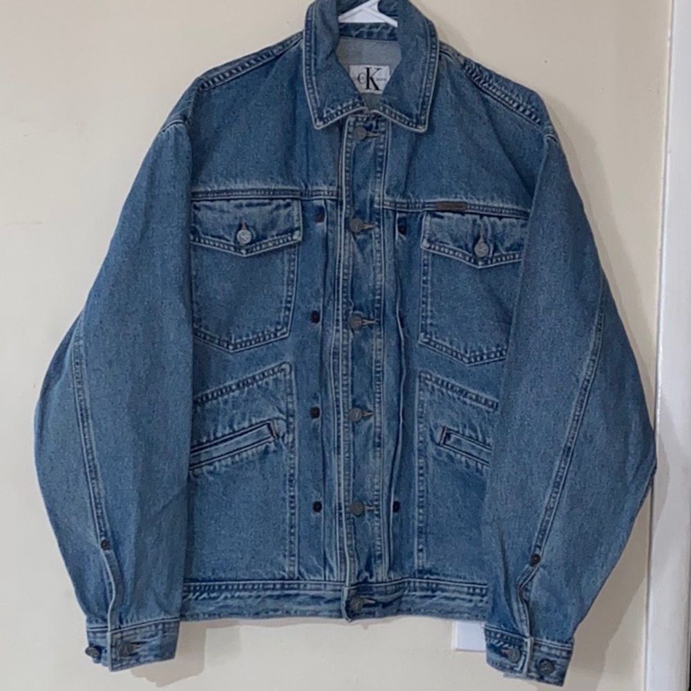 Rare Calvin Klein Jeans Made In USA Vintage Men Jacket Size S